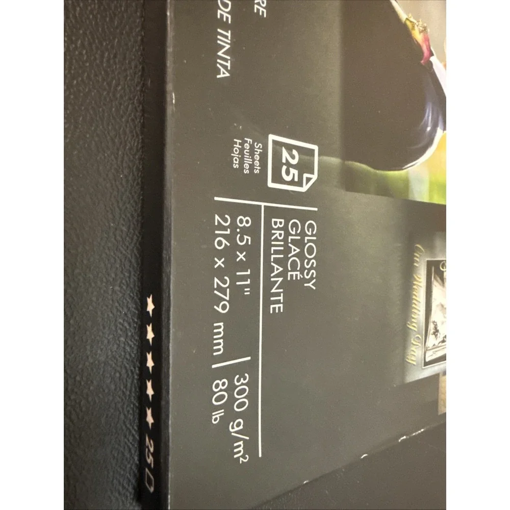 HP Premium Plus Photo Paper Glossy Inkjets 8.5x11 Inches 25 Sheets Sealed